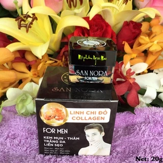 Kem mụn - Thâm - Trắng da - Liền sẹo San Nora 20g (Dành cho Nam)