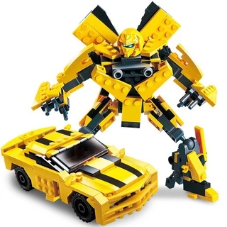 [giá GỐC] Bộ đồ chơi xếp hình Lego Robot BUMBLEBEE biến hình Lego xe đua / Hộp Giấy / 584 chi tiết