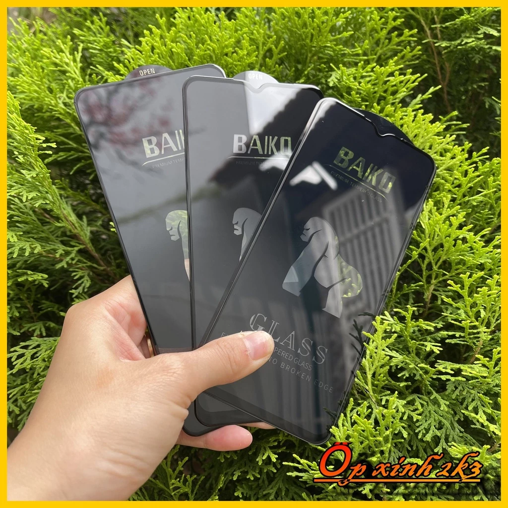 Kính cường lực Xiaomi BAIKO Redmi 13C 12 10 10A 10C 12c 9 9A 9C Mi 11T Mi 10T Mi 11 Lite Cao cấp Siêu bền Full màn