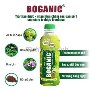 Trà thảo dược BOGANIC thanh nhiệt ,thanh lọc, mát gan- Chai 290ml