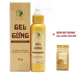 Combo Bộ Giảm Eo Sau Sinh Wonmom Cho Mẹ (1 Gel Gừng Nóng + 1 Gen Nịt Bụng)