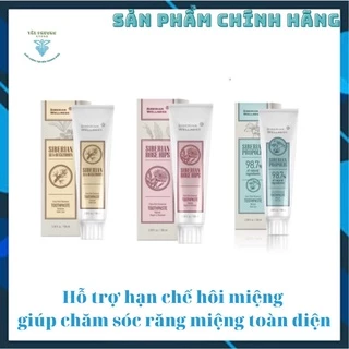 Kem đánh răng thảo dược Siberian, Hỗ trợ hạn chế hôi miệng, giúp chăm sóc răng miệng toàn diện - Tuýt 100ml