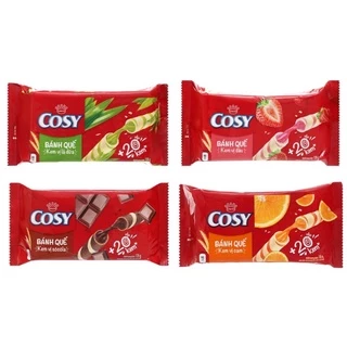 BÁNH QUẾ COSY 135G VỊ DÂU/ CAM/ LÁ DỨA/ SOCOLA