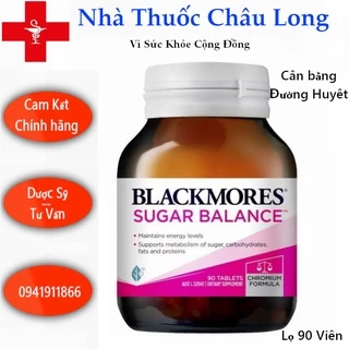 [Tem Chemist] Viên Cân Bằng Đường Huyết Sugar Balance Blackmores, 90 viên