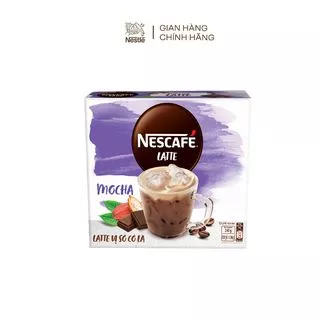 [Gro Gift] Cà phê hòa tan NESCAFÉ 3in1 Cà Phê SôCôLa (hộp 10 gói x 24g)