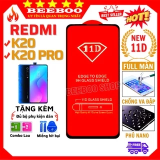 Kính Cường Lực Xiaomi Redmi K20 / K20PRO - Full màn hình 11D - Độ cứng 11H  [FreeShip_50K], [FL15]