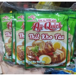 Bịch 10 gói thịt kho tàu Ajiquick gói 32g