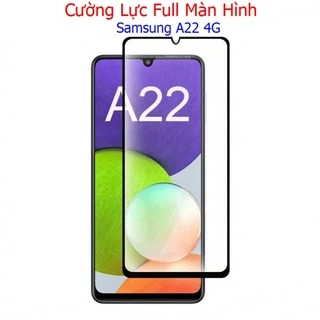 (F28) Miếng Dán Cường Lực Samsung A22 4G / M32 4G Full Màn Hình