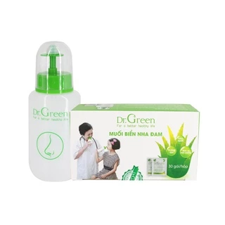 Bình Rửa Mũi Dr.Green ( Combo 1 Bình + 90 Gói Muối )