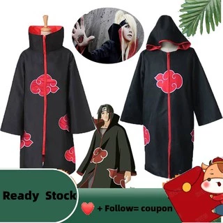 Áo Khoác Họa Tiết Nhân Vật Anime Akatsuki Itachi Chất Lượng Cao