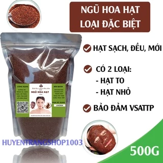 500g mặt nạ ngũ hoa hạt (hạt ngũ hoa, hạt đình lịch, hạt bình lịch, hạt nhũ hoa) handmade