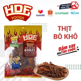 [Khô bò ngon hảo hạng] Thịt bò khô miếng BOKAY 80g - Khô gà Cooky