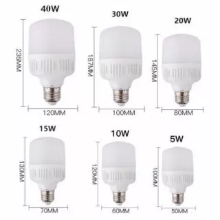 Bóng bulb trụ 20w ánh sáng trắng