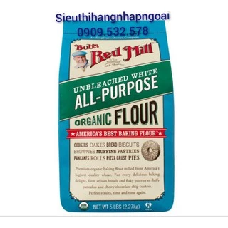 [Bob’s Red Mill] Bột Mỳ Hữu Cơ Đa Dụng All Purpose 2.27kg