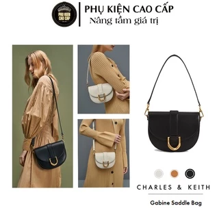 [TUỒN HÃNG] Túi xách dáng bầu yên ngựa 𝗖&𝗞 cao cấp phong cách trẻ trung - Gabine Saddle Bag