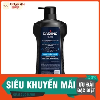 Dầu gội cao cấp Dashing Click tóc sạch chắc khỏe cho nam giới 650gr