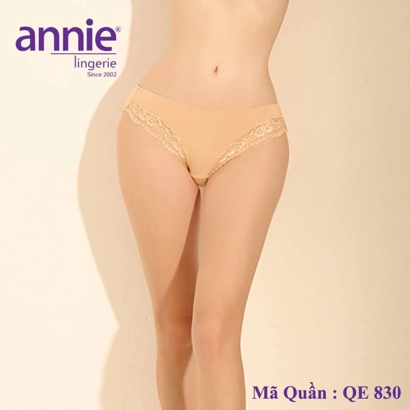 Combo 2 Quần lót nữ annie QE830 cotton 2 màu tự chọn