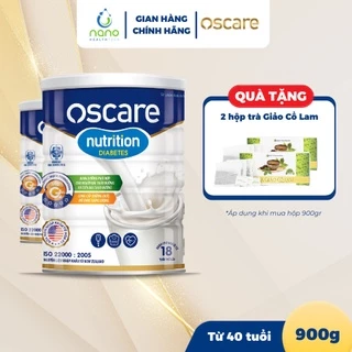 Sữa Cho Người Tiểu Đường OSCARE Nutrition Diabetes Giúp Ổn Định Đường Huyết, Ăn Ngon Ngủ Ngon Hộp 900g