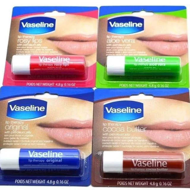 Combo 2 Son thỏi dưỡng môi vaseline 4.8g