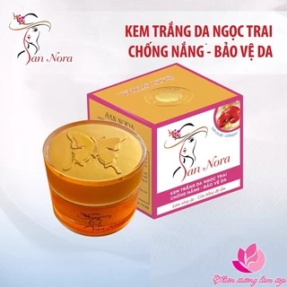 Kem trắng da ngọc trai, Chống nắng, Bảo vệ da SAN NORA - 10g