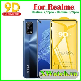 Cường lực Full màn Realme 9 pro Narzo 50i prime C35 Narzo 30A C30S C33 Q Q3S Q2 Pro C30S Q2i Realme V3 V5 Realme 8 pro