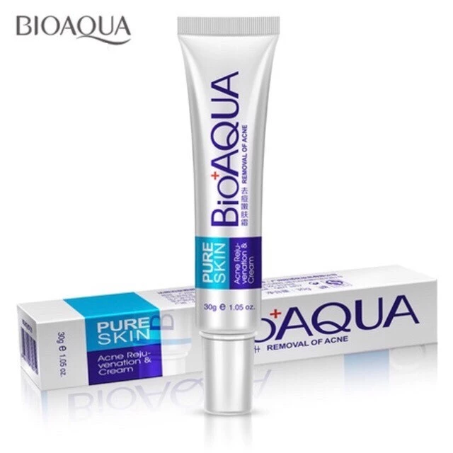 Kem giảm mụn Bioaqua Pure Skin hàng nội địa Trung, Kem ngừa mụn trứng cá Pure Skin Bioaqua làm giảm mụn hiệu quả