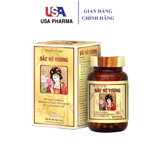 Viên uống đẹp da Sắc Nữ Vương HDPHARMA bổ sung collagen, isoflavon tăng nội tiết tố nữ - 60 viên