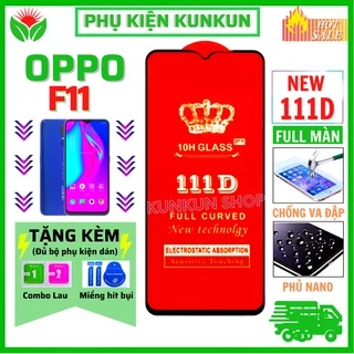 Kính cường lực Oppo F11 - Full màn hình 111D - Độ cứng 10H