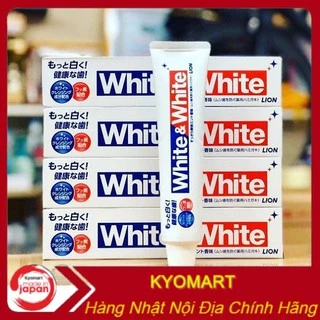 Kem đánh răng White & White Nhật Lion 150g