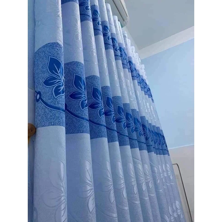 rèm vải gấm rộng 1m20 cao 2m hàng mã may sẵn chỉ việc treo.