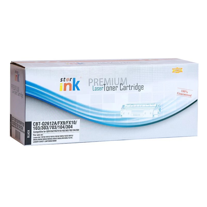 Hộp mực canon 2900 Hàng nhập khẩu full vỏ có sẵn mực in ( Q2612A/FX9) Hộp mực in có mực CBT- Q2612A