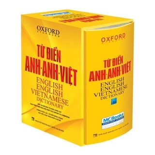 Sách - Từ Điển Anh Anh Việt Phiên Bản Bìa Cứng Màu Vàng - Giải Nghĩa Đầy Đủ Ví Dụ Phong Phú