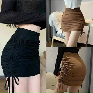 [Siêu Sale ] Chân váy rút body Bigsize có quần bên trong rút tuỳ chỉnh 55-80kg (Có size )