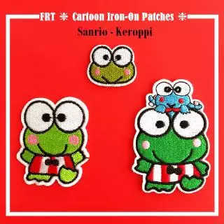 Miếng dán quần áo hình ếch dễ thương（☸ Sanrio - Keroppi Patch ☸）