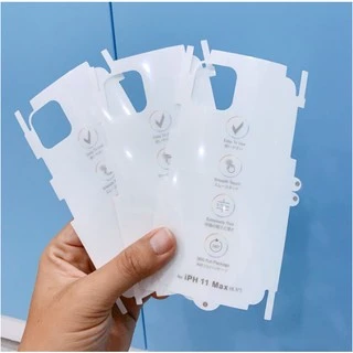 Miếng dán dẻo PPF mặt lưng + Viền cho iPhone 11/ 11 Pro/ 11 Pro Max Bảo vệ máy chống vỡ, xước siêu tốt