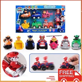 [FREESHIP] Đồ Chơi Đội Chó Cứu Hộ Paw Patrol A9 Hộp 7 Chú Chó Cứu Hộ Làm Quà Tặng Cho Bé