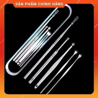 Bộ 5 Dụng Cụ Lấy Ráy Tai iNox (Hộp Nhựa)