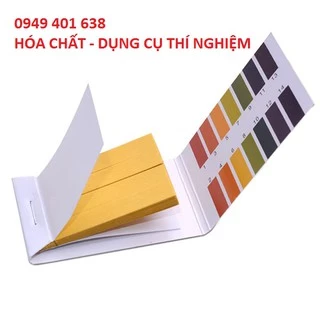 Giấy Quỳ Tím giấy Đo Độ PH 1-14 tập 80 tờ