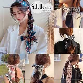 Khăn turban lụa đa năng cột tóc, quàng cổ, quấn túi phong cách Hàn Quốc Siuschoice - SIUPK26