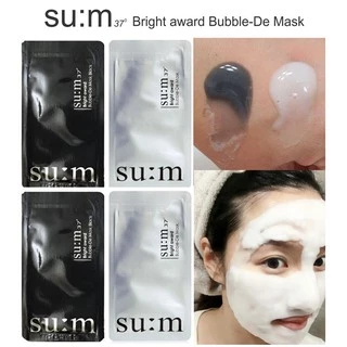 Mặt nạ thải độc, đẹp da SU:M 37 Bright Award Bubble-De Mask Pack