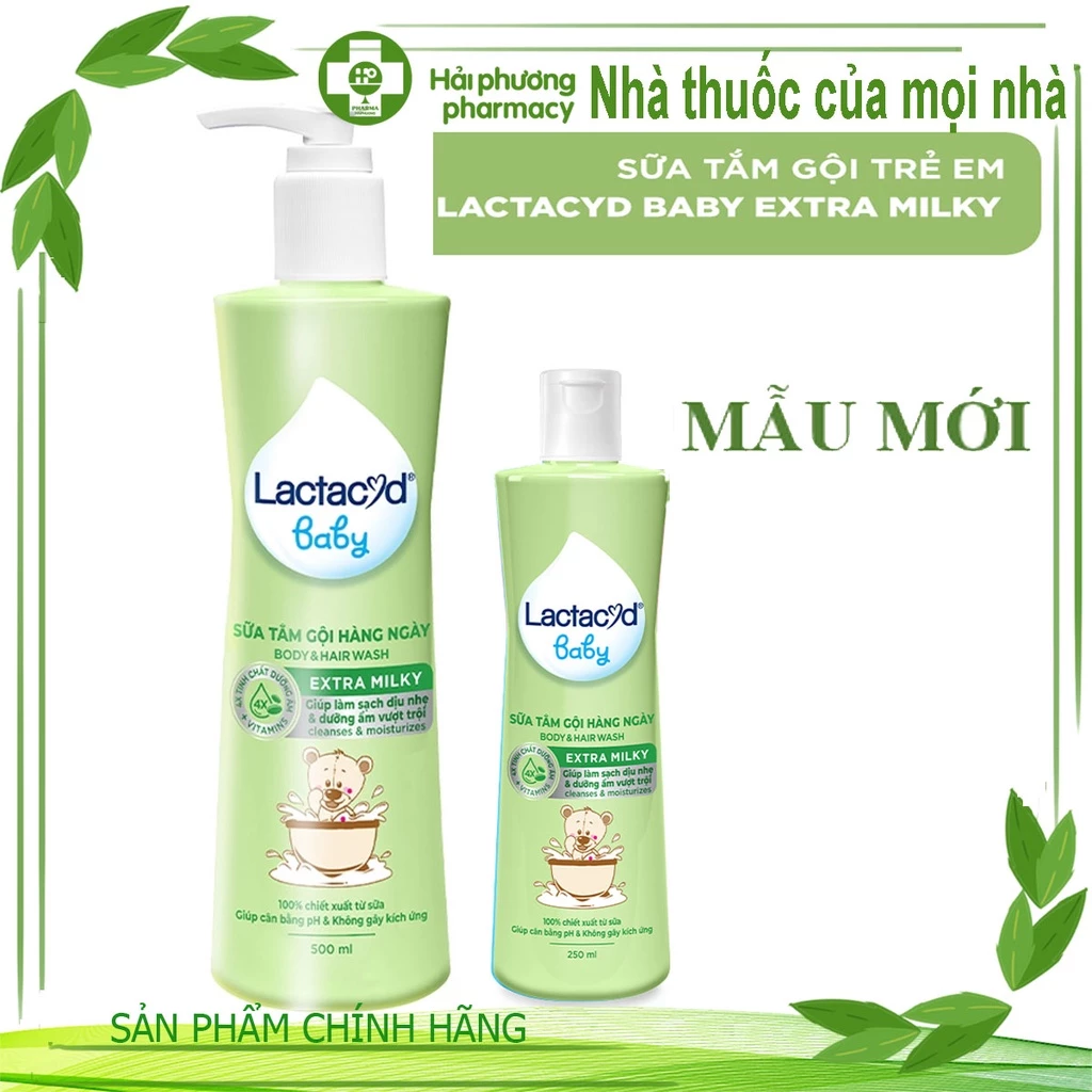 Sữa Tắm Gội Trẻ Em Lactacyd Milky Bảo Vệ, Nuôi Dưỡng Da và Tóc Bé Vượt Trội