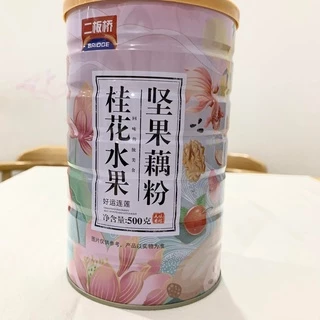 [SẴN] Hộp 500gr Bột Củ Sen Hoa Quả Khô Mix 7 Loại Hạt, Ăn Kiêng, Giảm Cân