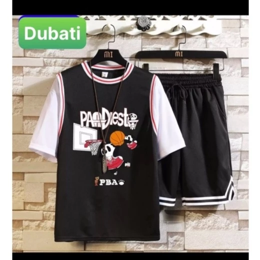 ĐỒ BỘ GẤU TRÚC BÓNG RỔ SIÊU MỚI HOT, ĐỒ BỘ NAM, SET ĐỒ BỘ CHẤT VẢI THOÁNG MÁT- DUBATI FASHION