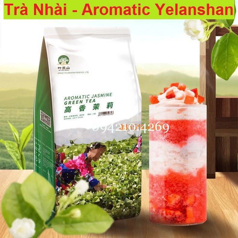 Trà Xanh Nhài AROMATIC YELANSHAN gói 500g VỊ ĐẶC TRƯNG