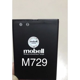 pin mobell m729 điện thoại nắp gập chính hãng