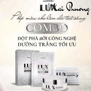 COMBO Ủ TRẮNG & KEM BODY LUX soHERBs