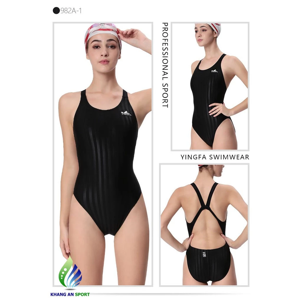 Bikini - áo bơi nữ chuyên nghiêp YingFa 982A (không có đệm ngực)