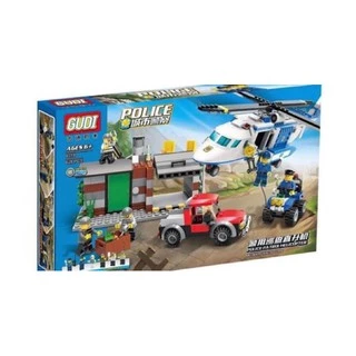 [Giá rẻ] - Đồ chơi  Lego police 9319 - máy bay trực thăng giám sát