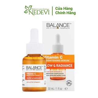 Serum Trắng Da, Mờ Thâm Balance Active Formula Vitamin C Brightening 30ML - NEDEVI Chính Hãng