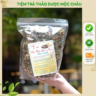 Trà sơn mật hồng sâm Mộc Châu, 500Gr, giảm mỡ máu, mát gan, thanh lọc cơ thể, tạo giấc ngủ ngon